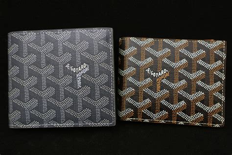 fake goyard wallet vs real|how to identify a goyard wallet.